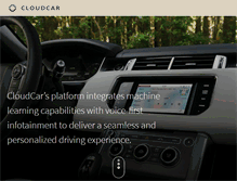 Tablet Screenshot of cloudcar.com
